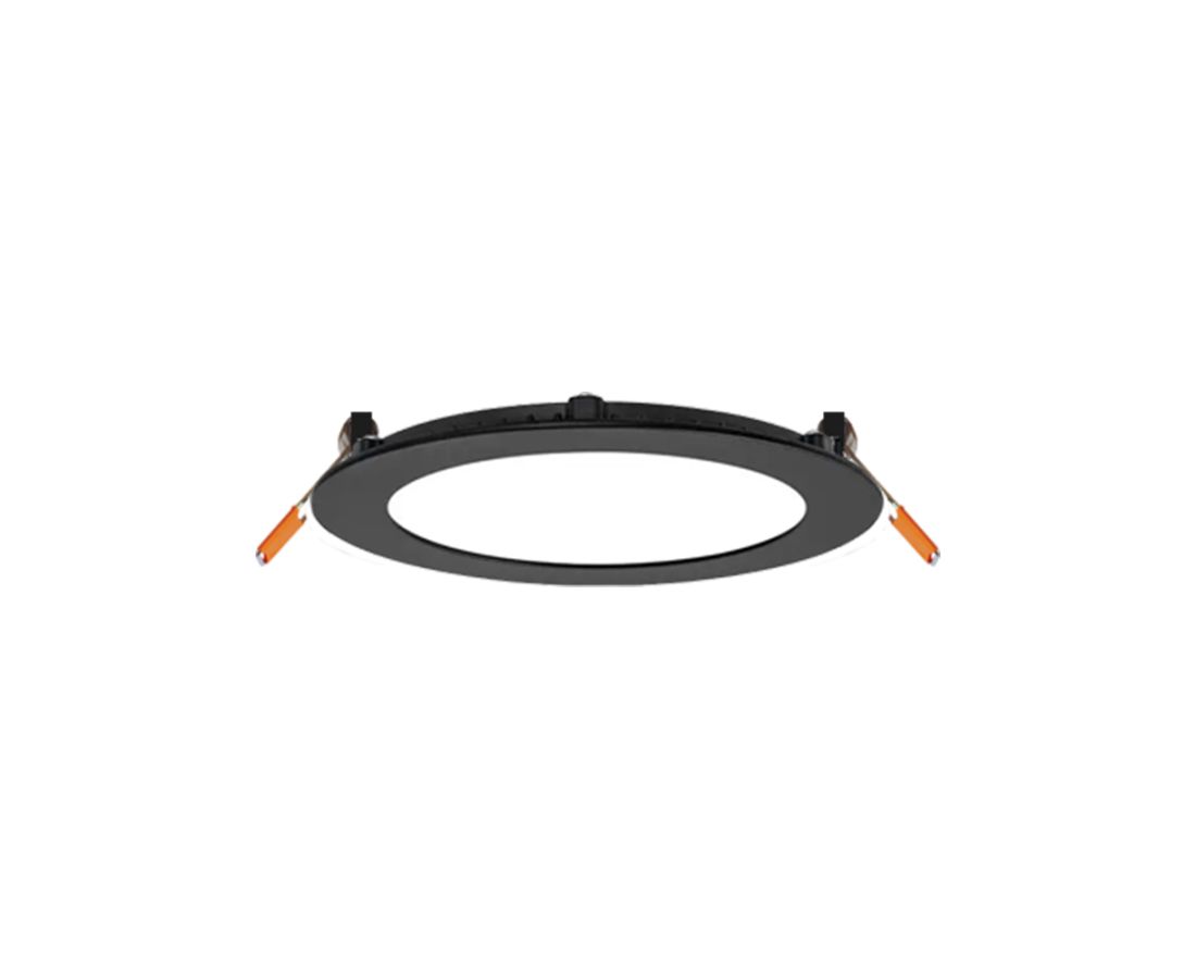 LED პანელი IP40 9W 4000K Pelsan TIO მრგვალი Black - 114939 — LED განათება